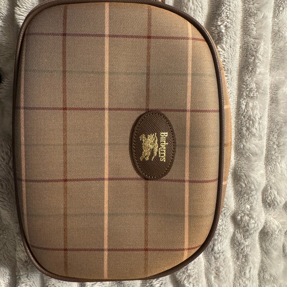 Authentic Burberrys vintage clutch/make up bag